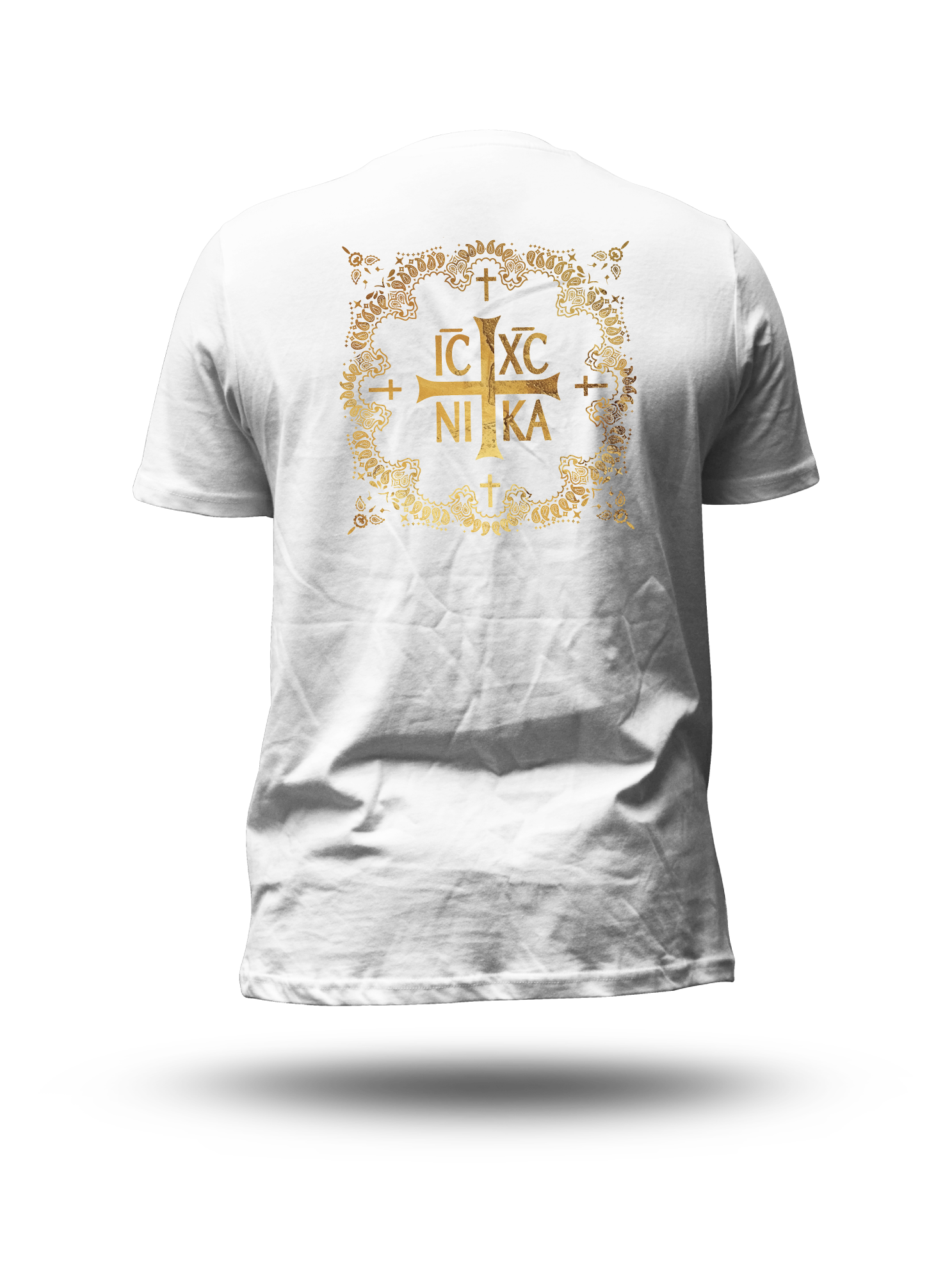IC XC NIKA | floral border